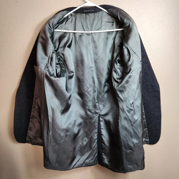 Botany 500 Vintage Mens Charcoal Gray 100% Camel Hair 2 Button Sport Coat-Sz 44L